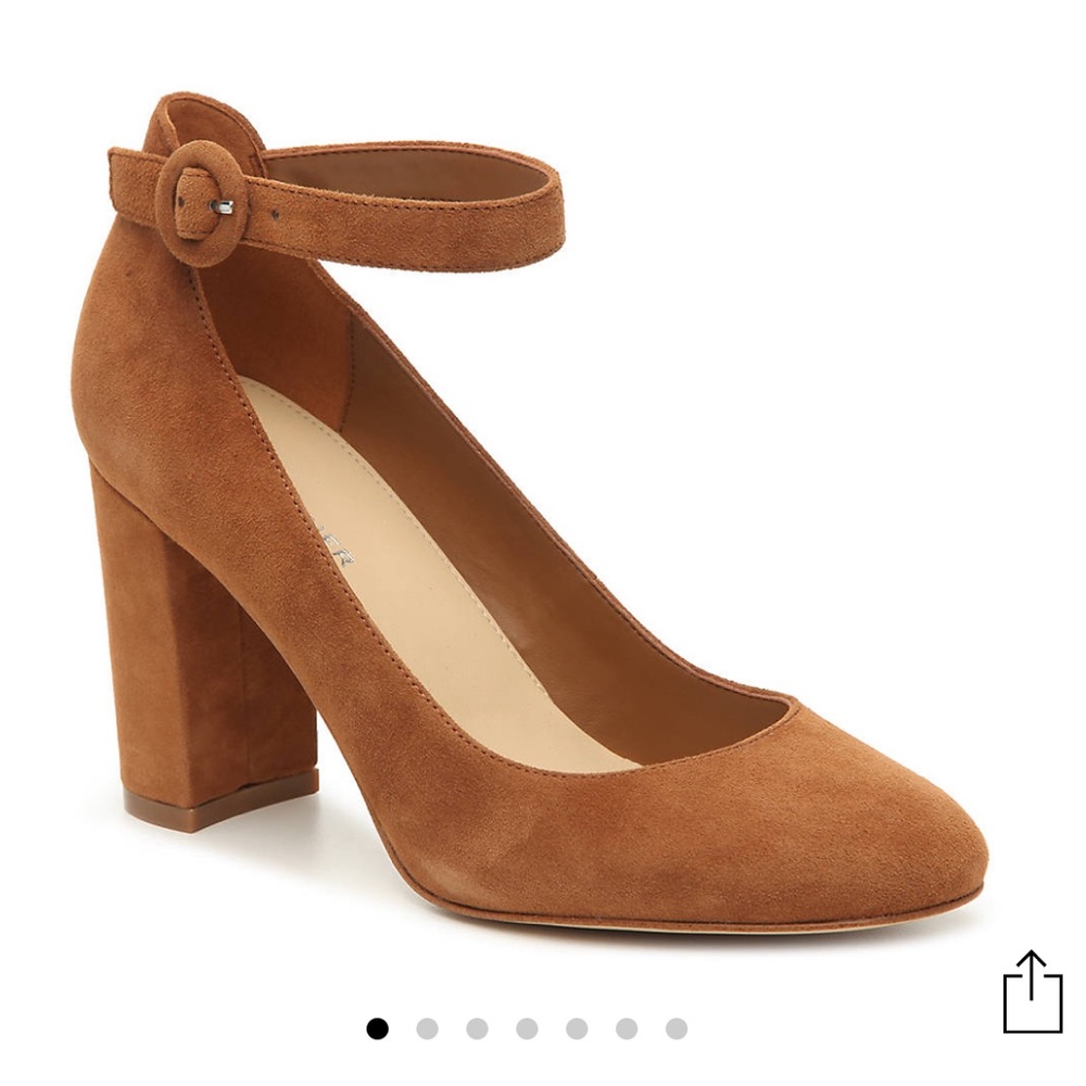 Marc Fisher MFION ION suede heels size 10 EUC
